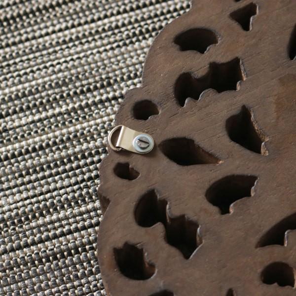 アウトレット アジアン雑貨 バリ レリーフ 手彫り彫刻 木製 ウォールデコレーション アートパネル 丸型 おしゃれ アクビィ Z080601R 爆買 |  | 04