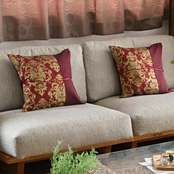 クッションカバー アジアン雑貨 バリ 45×45 cm おしゃれ エスニック