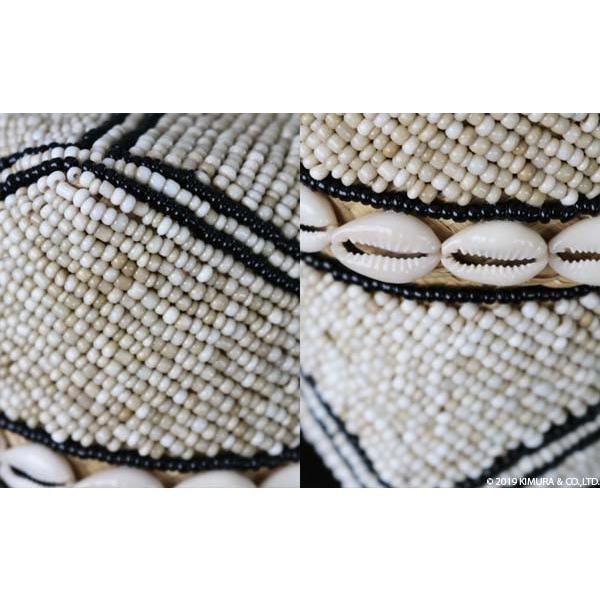 Fromバリ　ビーズバスケット3点セット（ホワイト） Fromバリビーズバスケット3点セット（ホワイト）