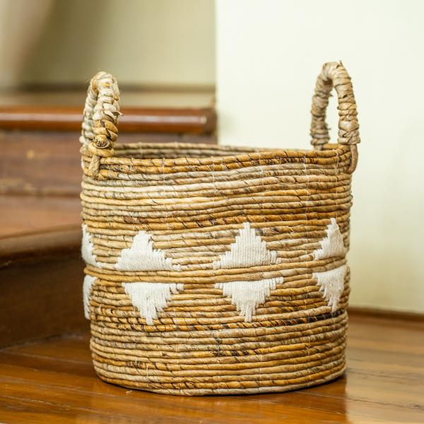 アジアン バリ島 バナナリーフ 特大 バスケット 籠 収納 家具 ランドリー アジアン バリ島 バナナリーフ 特大 バスケット 籠 収納 家具