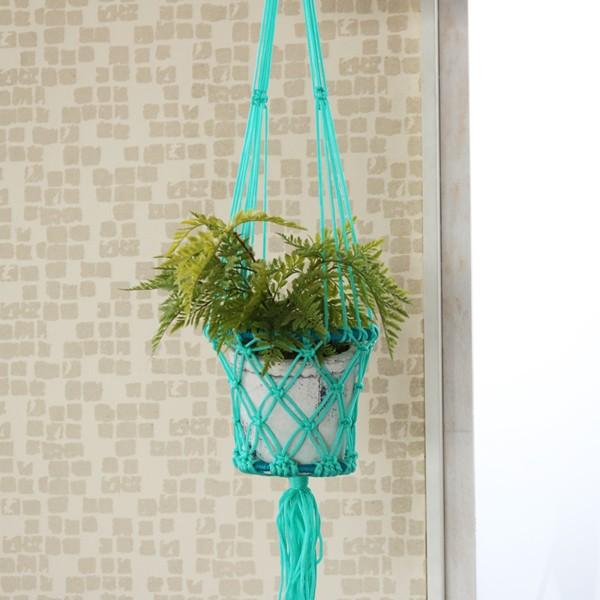 吊り下げ　プランター アウトレット ハンギングプランター 吊り下げ プラントハンガー ブルー