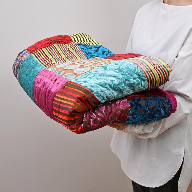 マルチカバー パッチワーク マット 155×230cm ベッドカバー マルチカバー パッチワーク マット 155×230cm ベッドカバー