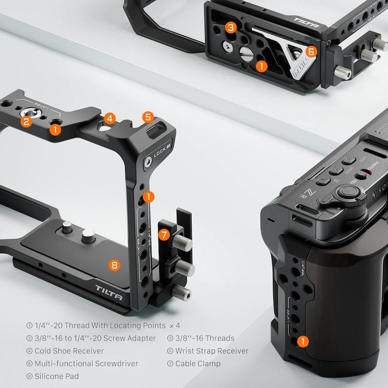 TILTA Nikon ZR用 フルカメラケージ (TA-T98-FCC-B) tilta zr ケージ
