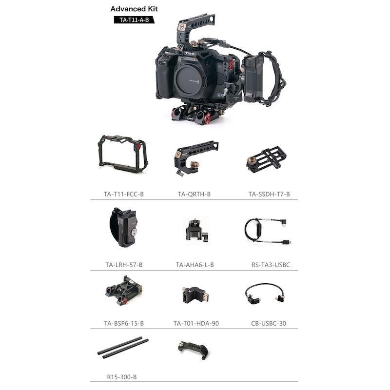 TILTA Advanced kit for BMPCC 6K Pro (TA-T11-A-B) BMPCC6K ケージ