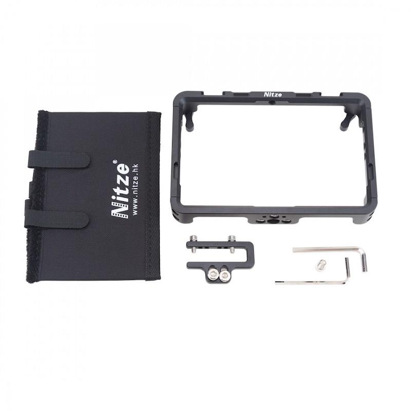 Nitze Portkeys LH5P/LH5PII専用ケージ サンフード、HDMIクランプ付き 