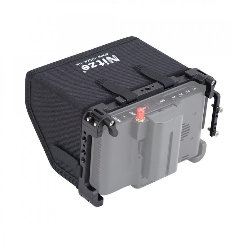 Nitze Portkeys LH5P/LH5PII専用ケージ サンフード、HDMIクランプ付き 