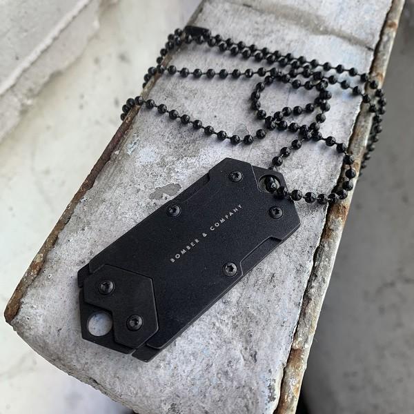 BOMBER & COMPANY B-2 Dog Tag 超小型 ステルスナイフ アウトドア