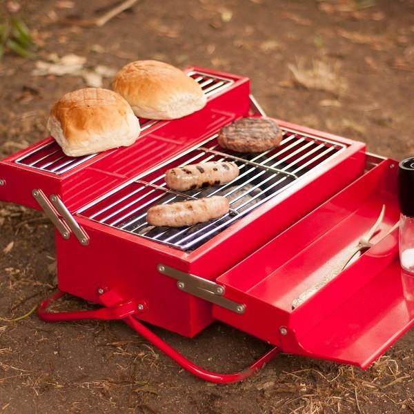 お手軽どこでもバーベキュー SUCK UK バーベキュー ツールボックス BBQ Tool Box bbqtoolboxsuckuk