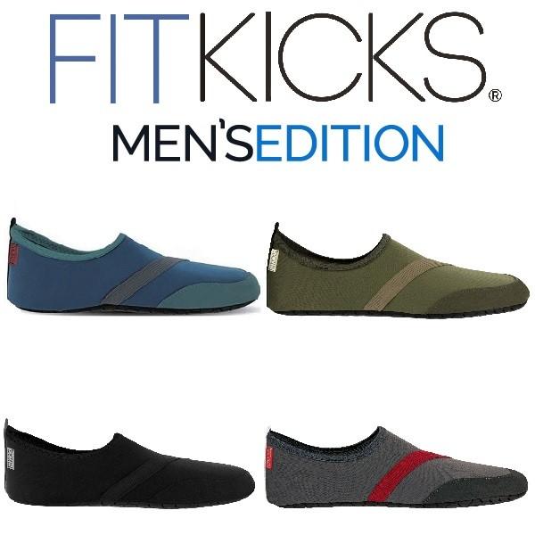 FITKICKS フィットキックス メンズ用 超軽量 マリンシューズ 厚さ1cm マリンスポーツ ビーチシューズ | 