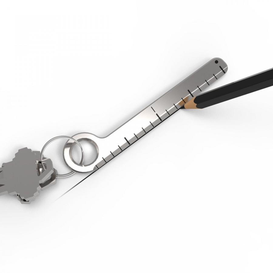 KEYSMART ナノツールシリーズ NANO RULER ナノルーラー キーリング キースマート : MONOLAB STORE - 通販 ...