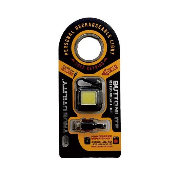 TRUE UTILITY BUTTON LITE 充電式 ボタンライト キーリング付き トゥルーユーティリティ |  | 02