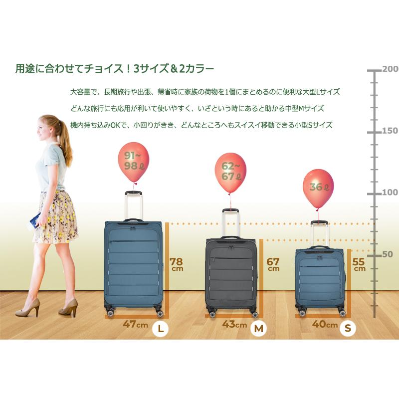 驚きの軽さ! ソフトキャリー スーツケース 大型 機内持ち込み 驚きの軽さ! ソフトキャリー スーツケース 大型 機内持ち込み