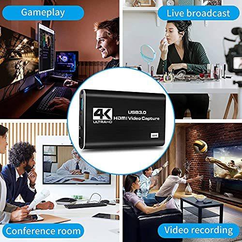 半額sale Pc映像 オーディオ関連機器 Sunnym 4kキャプチャ カード Hd ループ付きusb3 0ライブレコーディング ビデオキャプチャと互換性があり ビデオ録画 ゲームのライブキャプ Www Threeriversofs Com