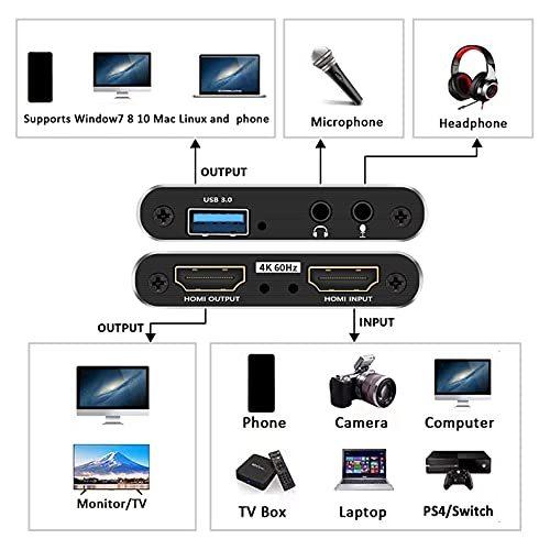 半額sale Pc映像 オーディオ関連機器 Sunnym 4kキャプチャ カード Hd ループ付きusb3 0ライブレコーディング ビデオキャプチャと互換性があり ビデオ録画 ゲームのライブキャプ Www Threeriversofs Com