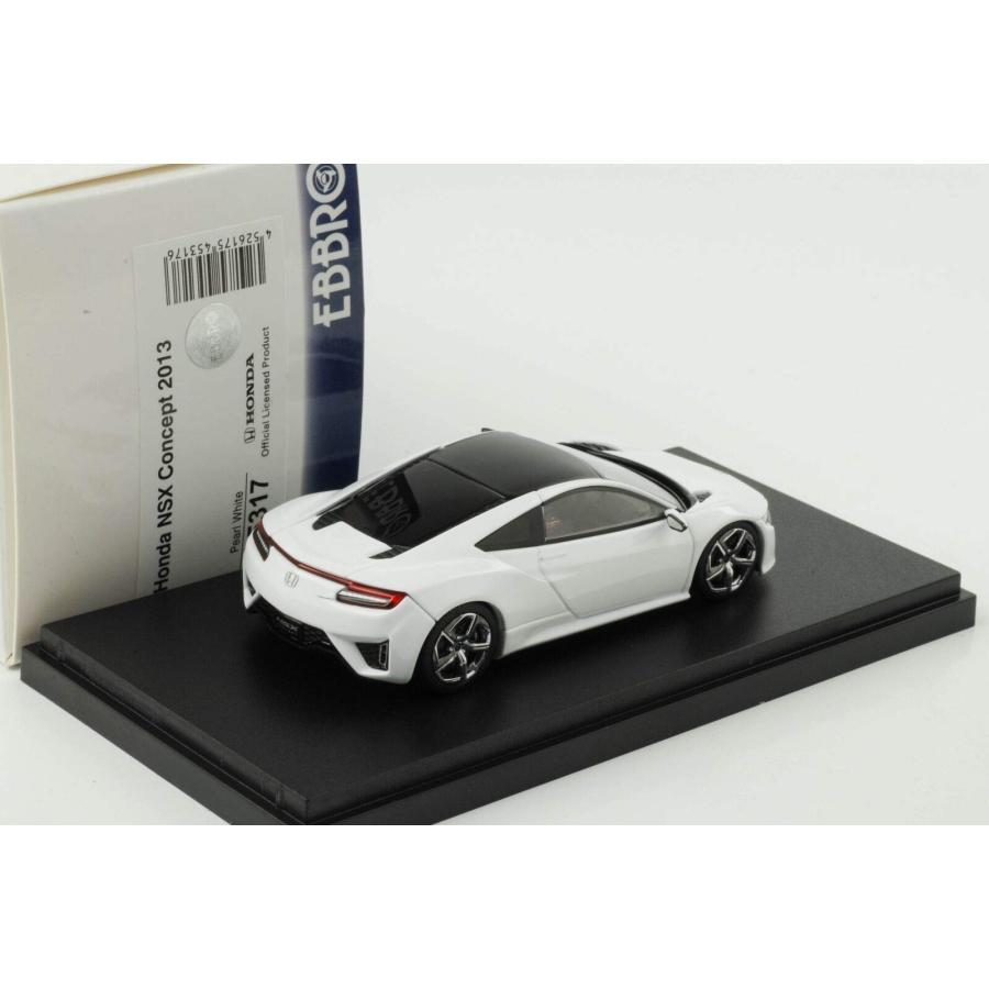 エブロ 1/43 ホンダ NSX コンセプト 2013 ホワイト 完成品｜lanihonua｜02