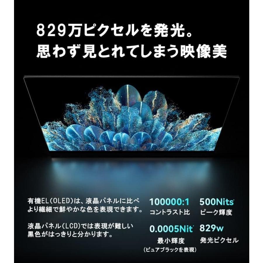 EHOMEWEI モバイルモニター LO-133NU 有機EL 13.3インチ 高性能 EHOMEWEI モバイルモニター LO-133NU 有機EL 13.3インチ 高性能