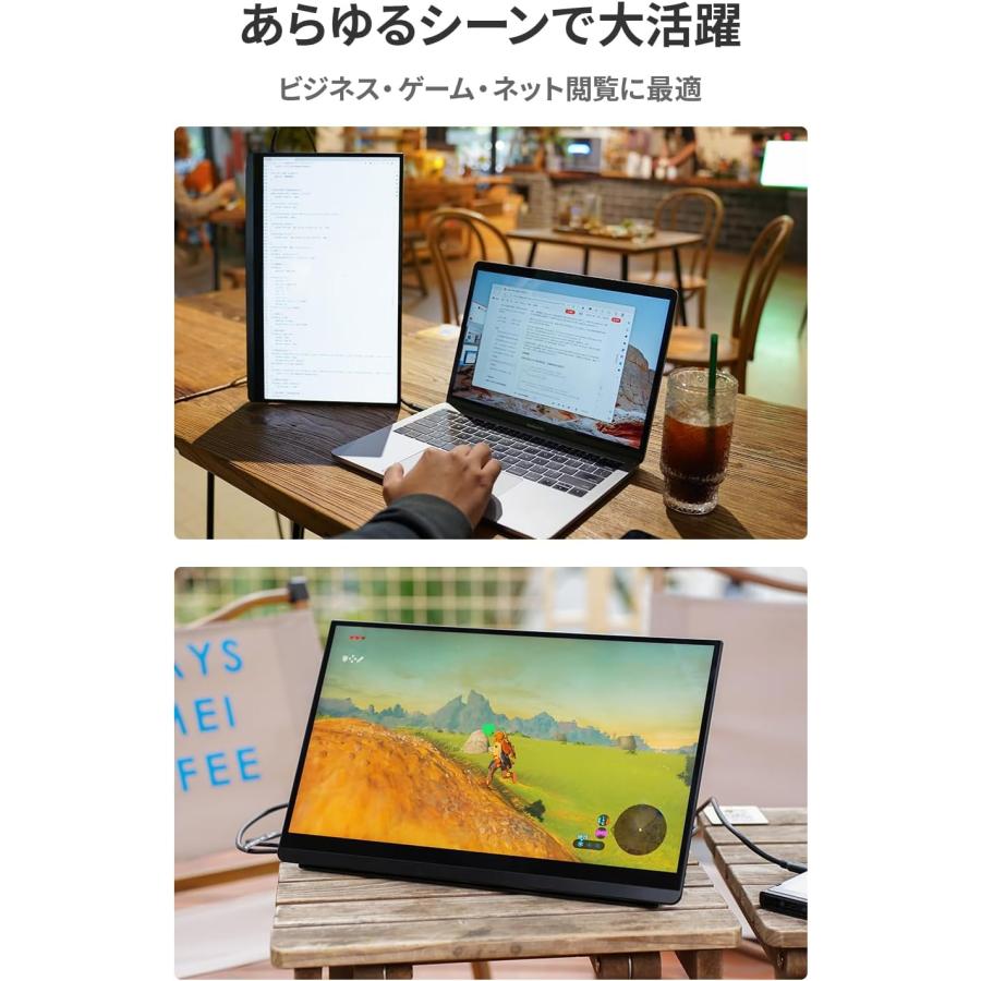 EHOMEWEI 【法人限定商品】モバイルモニター 有機EL LO-133PF 13.3
