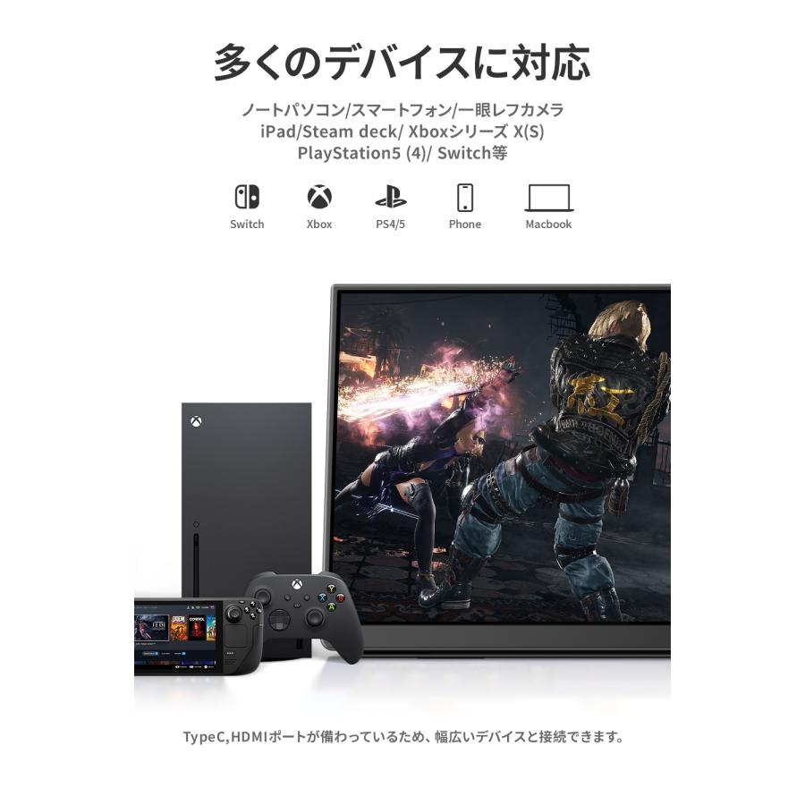 EHOMEWEI モバイルモニター LQG-156NW 15.6インチ 144Hz 高性能 EHOMEWEI モバイルモニター LQG-156NW 15.6インチ 144Hz 高性能