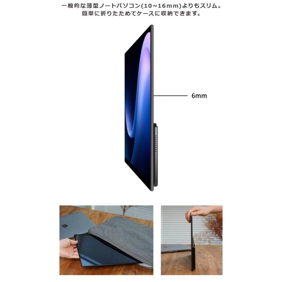 EHOMEWEI モバイルモニター EHOMEWEI RO-160NU 16インチ 高性能 4K 高