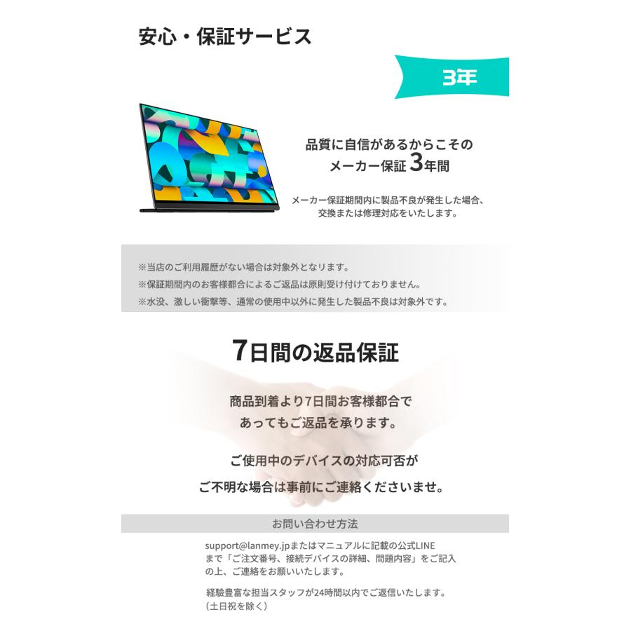 EHOMEWEI モバイルモニター EHOMEWEI RQG-173PU ゲーミングモニター