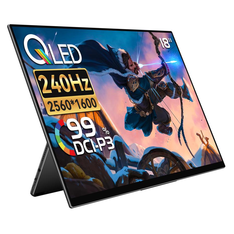 EHOMEWEI モバイルモニター RQHG-180NW 18インチ 2.5K WQXGA EHOMEWEI モバイルモニター RQHG-180NW 18インチ 2.5K WQXGA
