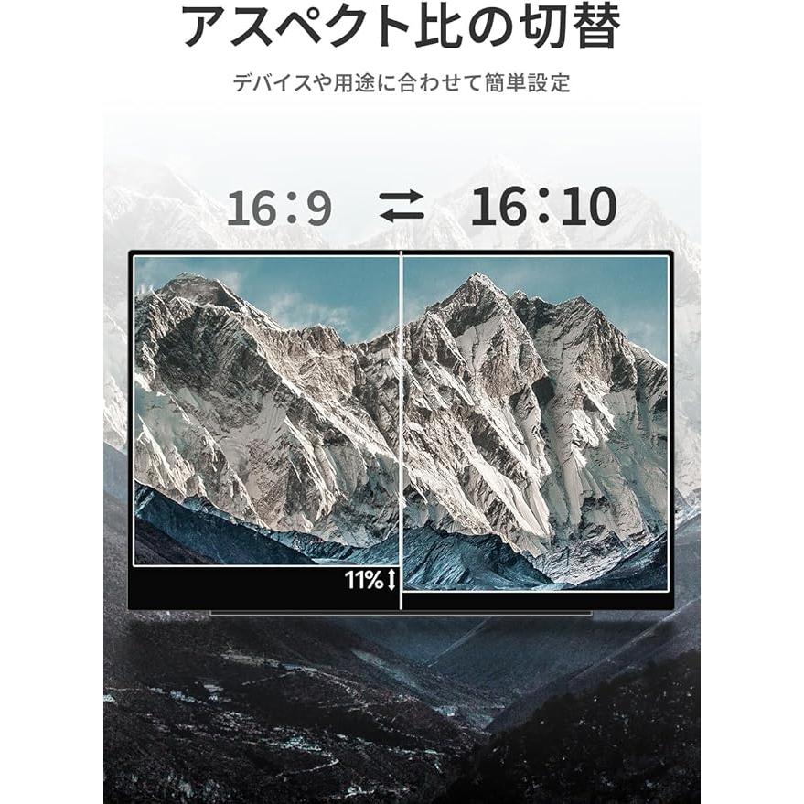 EHOMEWEI モバイルモニター SP-156NW 15.6インチ 144Hz 2.5K QHD EHOMEWEI モバイルモニター SP-156NW 15.6インチ 144Hz 2.5K QHD