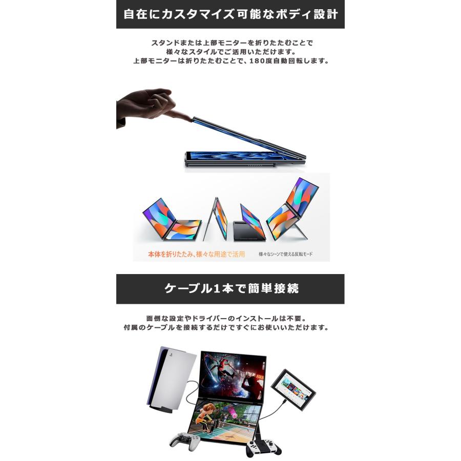 EHOMEWEI モバイルモニター EHOMEWEI XQ-156PF（アウトレット品