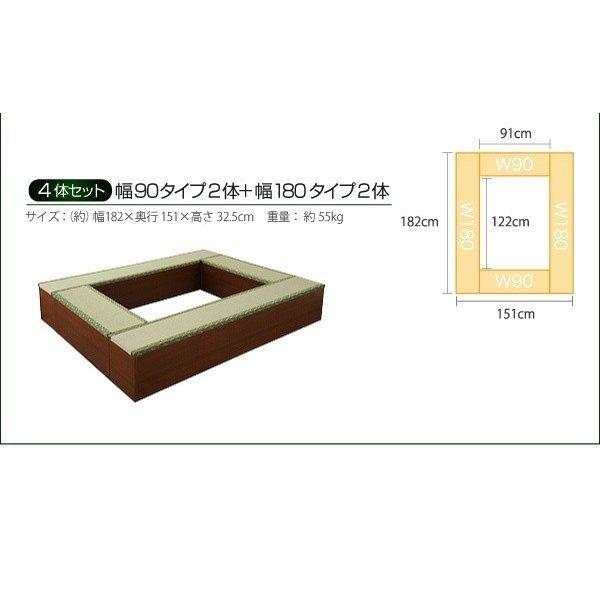 ユニット式畳 ボックス収納 日本製 1体 90タイプ |  | 09