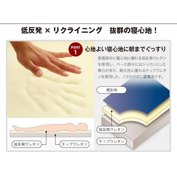 リクライニングベッド シングル 低反発折りたたみ |  | 02