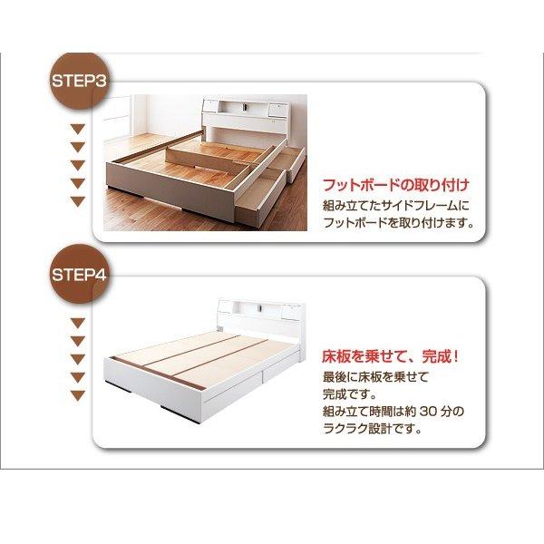 照明・ 収納ベッド ボンネルコイルマットレス セミダブル |  | 06