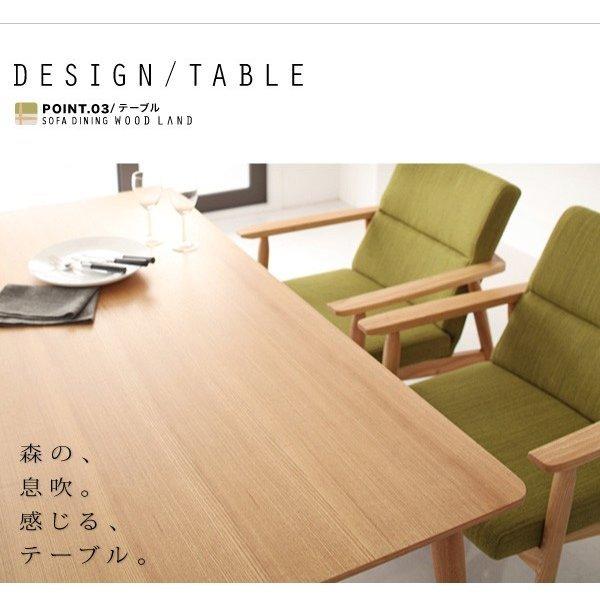 ダイニングソファ単品 1P 天然木北欧スタイル : LANRANヤフー店 - 通販