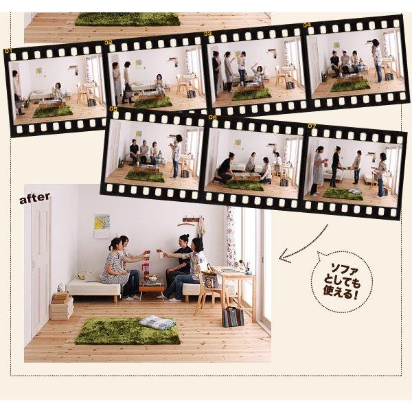 マットレスベッド 分割式 移動ラクラク マットレスベッド ポケットコイルマットレスタイプ セミシングル 脚30cm |  | 07