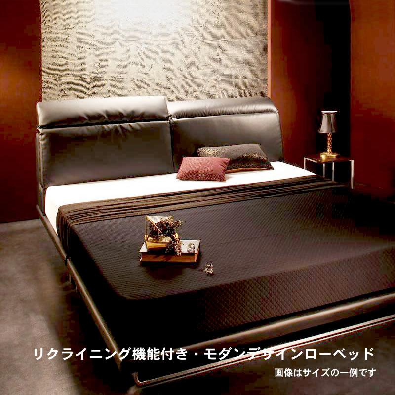 ローベッド クイーン(Q×1) フランスベッド 羊毛入りゼルトスプリング マットレス付 リクライニング機能付き マットレス付き | フランスベッド