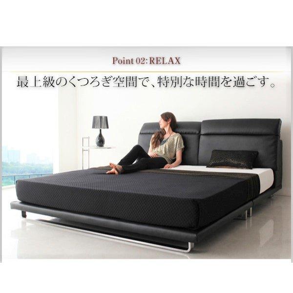 ローベッド クイーン(Q×1) フランスベッド 羊毛入りゼルトスプリング マットレス付 リクライニング機能付き マットレス付き | フランスベッド | 06