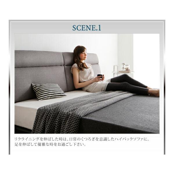 ローベッド クイーン(Q×1） フランスベッド 羊毛入りゼルトスプリングマットレス付 リクライニング機能付き | フランスベッド | 08