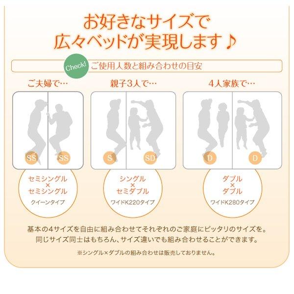 連結ベッド キング 国産ボンネルコイルマットレスハード付き ロング丈 |  | 17