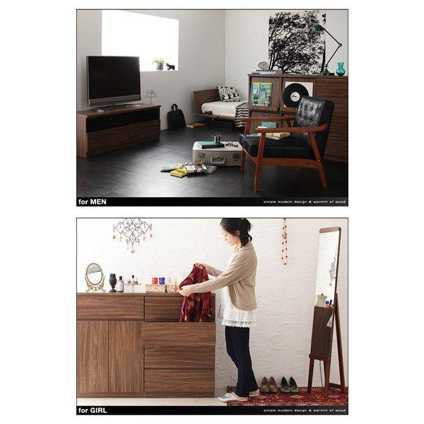 フラップチェスト×2 2点セット シンプルモダンリビングシリーズ_7