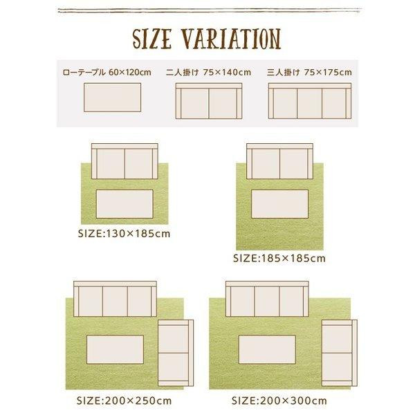 はっ水ラグ 厚さ5mm 200×250cm 厚みが選べる_15