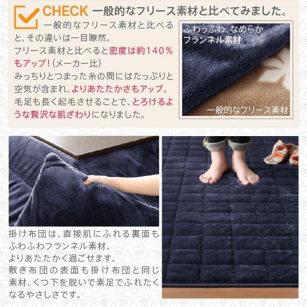 こたつ布団カバー単品(布団は別売) 5尺長方形(90×150cm)天板対応 ザブザブ洗える |  | 12