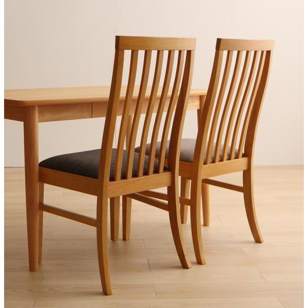 ダイニングテーブル W115 ファミリー向け タモ材 ハイバックチェア |  | 15