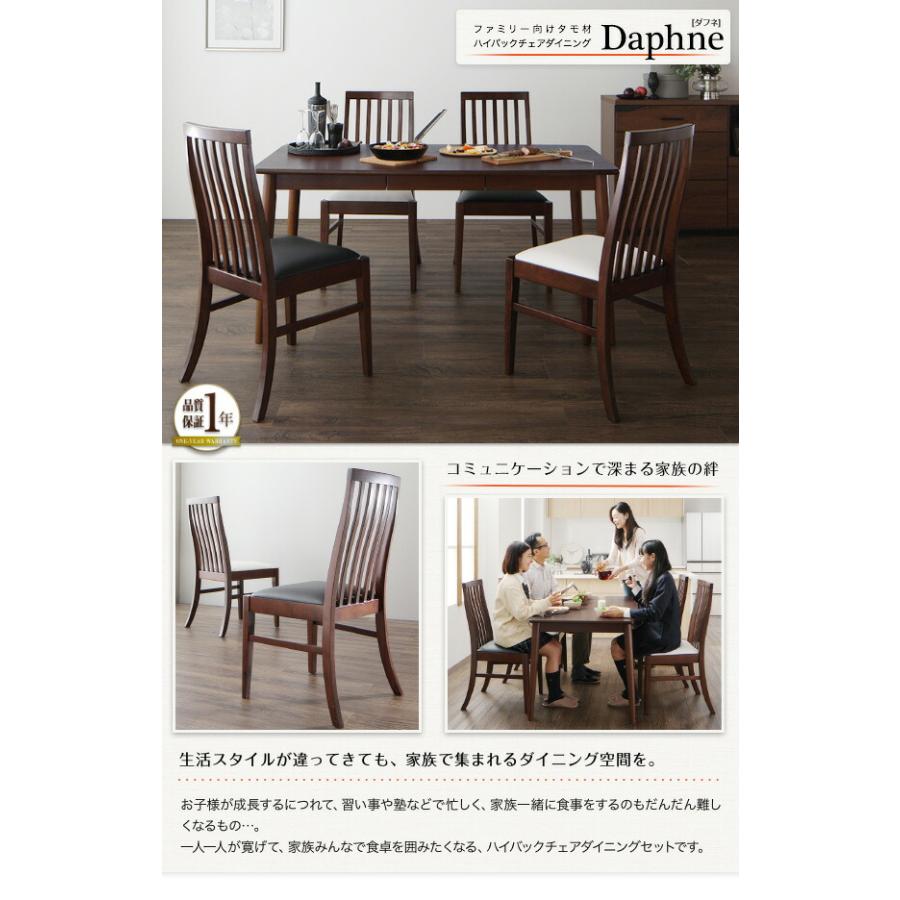 ダイニングテーブル テーブル 北欧スタイル 収納付き W115 ウォールナット材 単品 ハイバックチェア ダイニング |  | 01