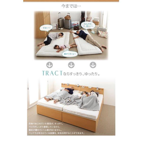 収納ファミリーベッド  ベッドフレームのみ A+C ワイドK240(SD×2) |  | 01