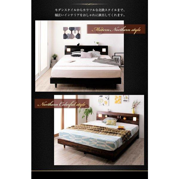 すのこベッド クイーン(SS×2) フランスベッド マルチラススーパースプリングマットレス付 モダンライト コンセント付きすのこベッド | フランスベッド | 10