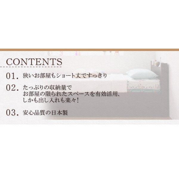 収納ベッド 跳ね上げ 組立設置付 薄型スタンダードボンネルコイル 横開き ヘッド付 セミシングル ショート丈 深さレギュラー |  | 02