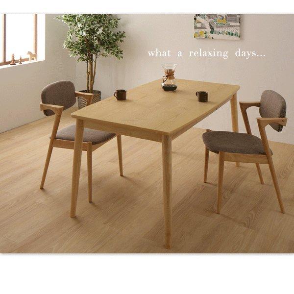 ダイニング 5点セット テーブル + チェア4脚 W115 北欧 : LANRAN