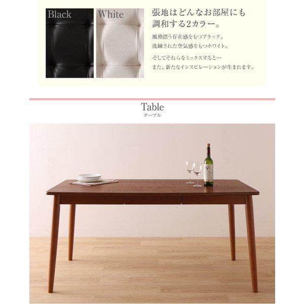 ダイニングテーブル 単品 W115 さっと拭ける PVC |  | 03