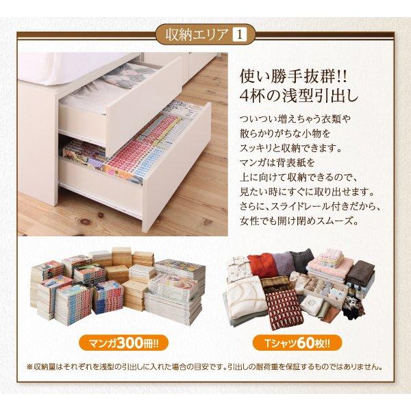 チェストベッド_大容量 薄型プレミアムボンネルコイル セミシングル |  | 04