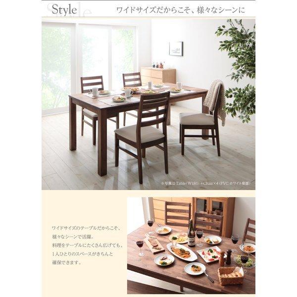 ダイニングテーブル 単品 ウォールナット W160 総無垢材 ワイド |  | 03
