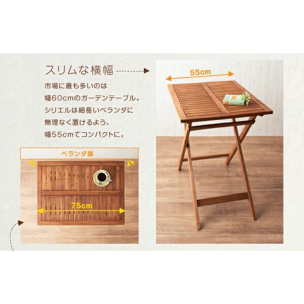 ガーデンチェア 2脚組 アカシア 天然木 |  | 04