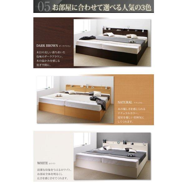 ベッド 連結 収納 マットレス付き フランスベッド マルチラススーパースプリング A+Bタイプ ワイドK200 お客様組立 | フランスベッド | 12